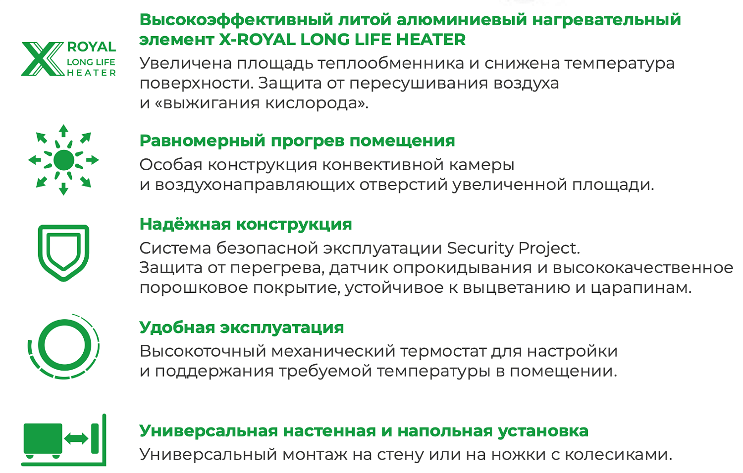 Конвекторный обогреватель Royal Clima REC-R1500M